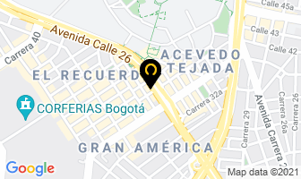 Mapa de Pre Universitario E Deming en Bogotá D.C