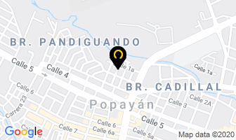 Mapa de Preescolar Manitos Creativas en Popayán