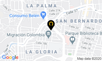 Mapa de Preescolar Pequeños Creativos en Medellín