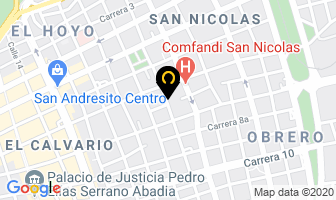 Mapa de Prefabricados D'marca Ltda en Cali