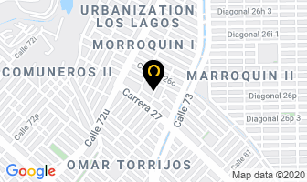 Mapa de Prefabricados Jhonny en Cali