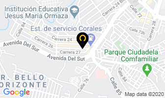 Mapa de Prefabricados La Loma en Pereira