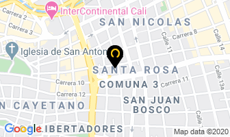 Mapa de Preicfes Docentes Ex-Directivos Univalle en Cali