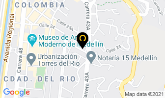 Mapa de Premium Car en Medellín