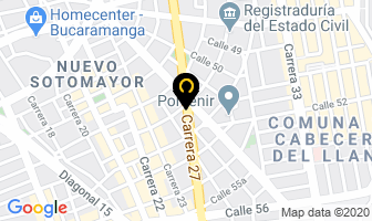 Mapa de Premium Motors en Bucaramanga