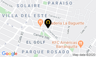 Mapa de Prenccoo Ltda. en Barranquilla