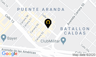 Mapa de Prenda Militar en Bogotá D.C