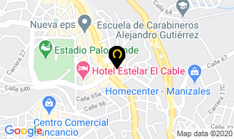 Mapa de Prendas Moldeadoras en Manizales