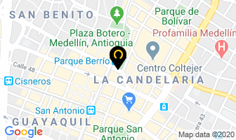Mapa de Prendas Y Modas Yetex en Medellín