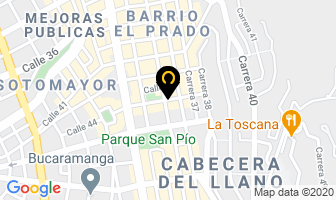 Mapa de Presea Ltda. en Bucaramanga
