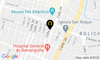 Mapa de Previnseg en Barranquilla