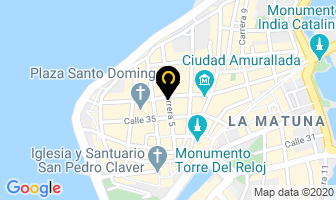 Mapa de Primavera Boutique en Cartagena