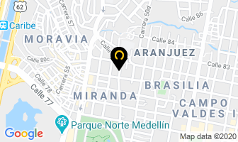 Mapa de Primo Producciones en Medellín