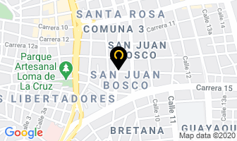 Mapa de Pro-Autos en Cali