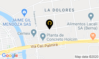 Mapa de Proaceros De Occidente S.a. en Palmira