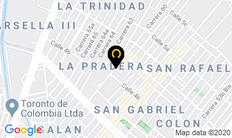 Mapa de Proalimentos Liber en Bogotá D.C