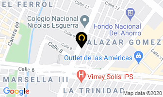 Mapa de Pro&cad Ltda. en Bogotá D.C