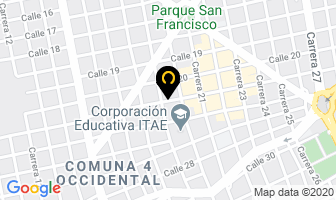 Mapa de Procad Ingeniería en Bucaramanga