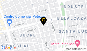 Mapa de Procalzado Ltda. en Cali