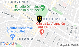 Mapa de Procecorp en Barranquilla