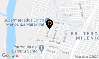 Mapa de Procesadora De Alimentos Ch-c en Neiva