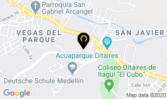 Mapa de Procesadora Industrial de Cereales en Itaguí