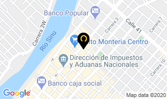 Mapa de Prodepán en Montería