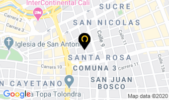 Mapa de Prodesarrollo Ltda. en Cali