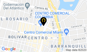 Mapa de Prodiscos De La Costa Ltda. en Barranquilla