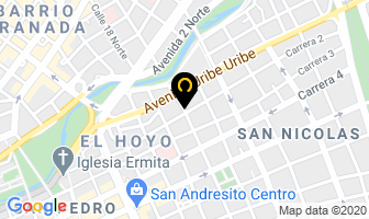 Mapa de Prodistec Ltda. en Cali
