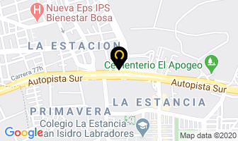 Mapa de Prodithin Ltda. en Bogotá D.C