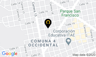 Mapa de Producajas Ltda en Bucaramanga