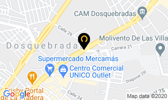 Mapa de Producciones B & R en Dosquebradas