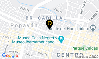 Mapa de Producciones Rec en Popayán