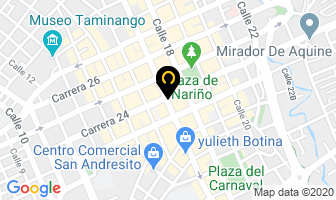 Mapa de Producciones Ruiz en Pasto