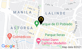 Mapa de Producciones Sitio Util S.a.s en Medellín