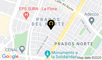 Mapa de Producciones Y Eventos Expocali en Cali
