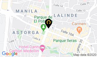 Mapa de Productora Dansé en Medellín