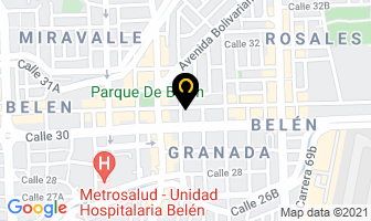 Mapa de Productora Glaco S.a. en Medellín