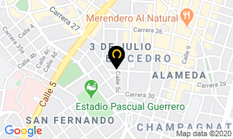 Mapa de Productos Alimenticios Campuz Ltda. en Cali