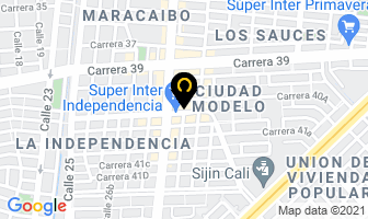 Mapa de Productos Alimenticios Jr en Cali
