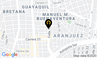 Mapa de Productos Chocovalle S.a.s. en Cali