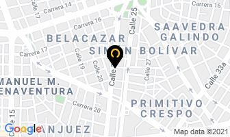 Mapa de Productos De Limpieza Valencia en Cali