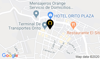 Mapa de Productos De Mi Tierra en Orito