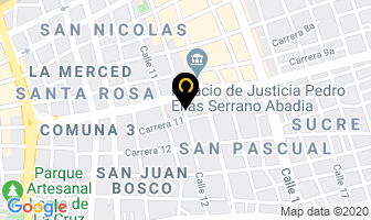Mapa de Productos Panadería Estrella en Cali