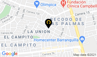 Mapa de Productos Rocchi en Barranquilla