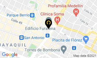 Mapa de Productos Rolly en Medellín