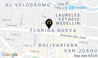 Mapa de Productronika en Medellín
