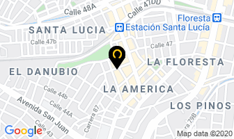 Mapa de Producuellos en Medellín