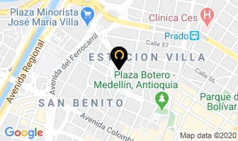 Mapa de Produlco Ltda. en Medellín
